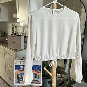 Aritzia Wilfred Long Sleeve Blouse